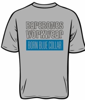 Born Blue Collar Barey Graphic SS Tee