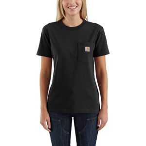 Womens Loose Fit Heavyweight Short-Sleeve Pocket T-Shirt