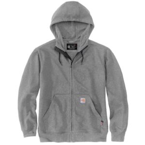 Carhartt Flame-Resistant Carhartt Force® Loose Fit Midweight Hooded Zip Front Sweatshirt