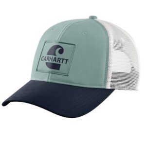 Carhartt Trucker-Style Canvas Mesh-Back Logo Graphic Cap