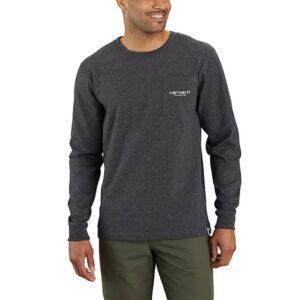 Carhartt Relaxed Fit Heavyweight Long-Sleeve Pocket C Graphic T-Shirt