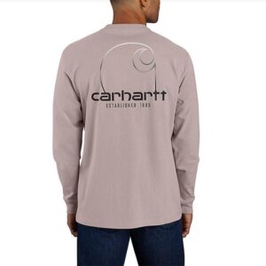 Carhartt Loose Fit Heavyweight Long-Sleeve Pocket C Graphic T-Shirt