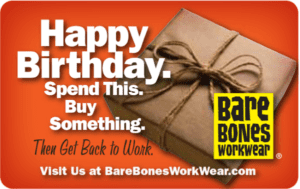 Happy Birthday - Buy Something, Then Get Back To Work Gift Card