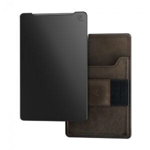 Groove Life Leather Wallet Metal/Brown