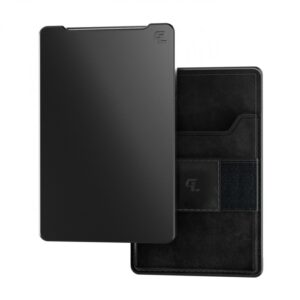 Groove Life Leather Wallet Metal/Black