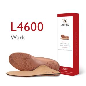 Aetrex Mens Work Boot Orthotics - Insoles for All Day Comfort