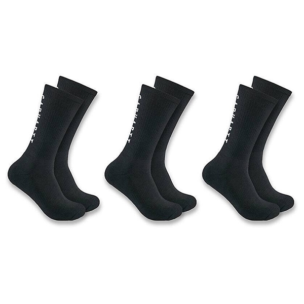 Carhartt Carhartt Force® Midweight Logo Crew Sock 3-Pack