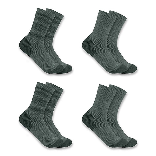 Carhartt Heavyweight Synthetic-Wool Blend Crew Sock 4-Pack - Image 2