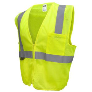 Radians Economy Safety Vest with Zipper Closure