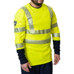 DragonWear FR Pro Dry®Long Sleeve Hi-Vis Yellow Shirt