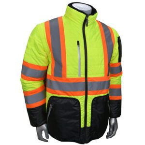 Radians Quilted Reversible Jacket with Zip-Off Sleeves and X-Back