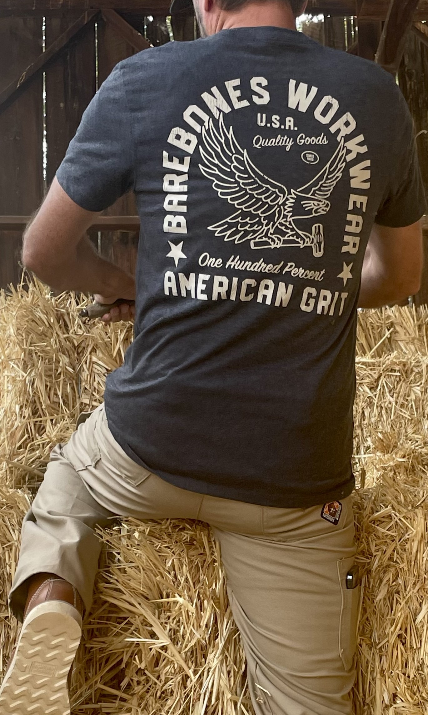 BareBones WorkWear Eagle Short Sleeve Tee