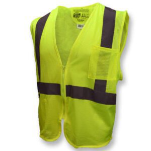 Radians RadWear Economy Self Extinguishing Safety Vest With Zipper