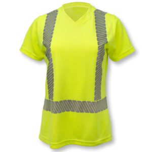 Radians RadWear High Visibility Women's Safety T-Shirt with Max-Dri