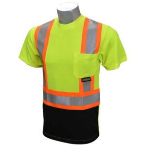 Radians RadWear Short Sleeve Black Bottom T-Shirt with X-Back